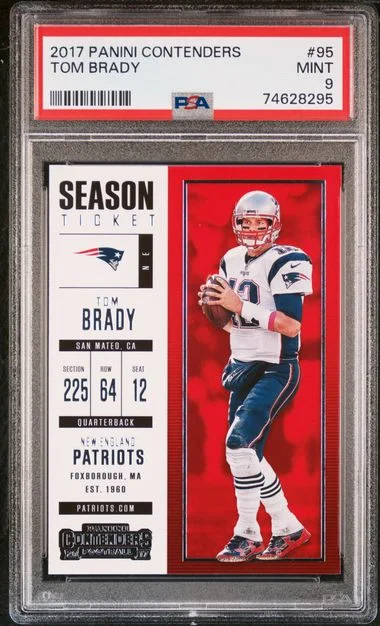 2017 Panini Contenders Tom Brady #95 card image