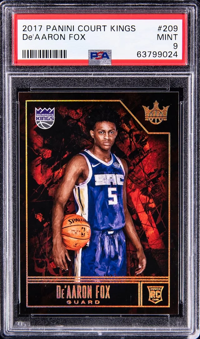 2017 Panini Court Kings De'Aaron Fox #209 card image