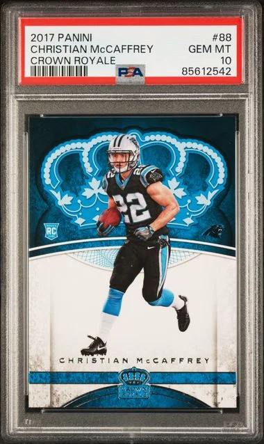 2017 Panini Crown Royale Christian McCaffrey #88 card image
