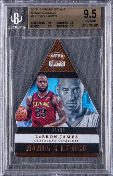 2017 Panini Crown Royale LeBron James Mamba's Choice #2 card image