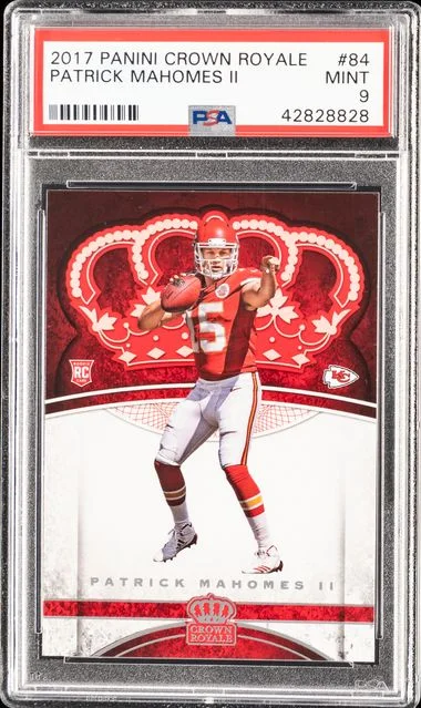 2017 Panini Crown Royale Patrick Mahomes II #84 card image