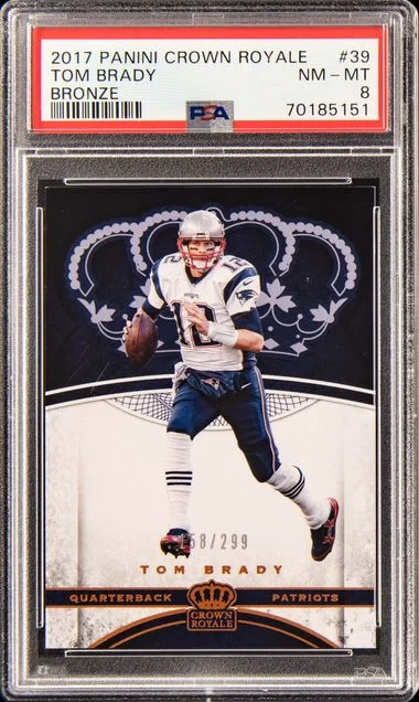 2017 Panini Crown Royale Tom Brady Bronze #39 card image
