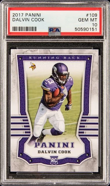2017 Panini Dalvin Cook #109 card image