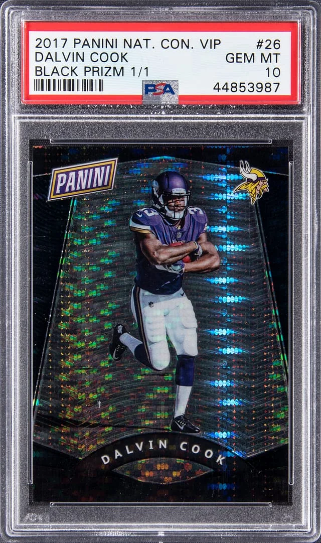 2017 Panini Dalvin Cook National Convention VIP Black Prizm #26 card image