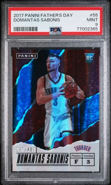 2017 Panini Domantas Sabonis Father's Day #55 card image