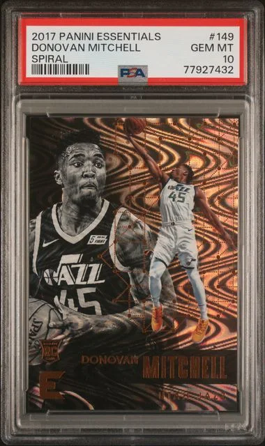 2017 Panini Donovan Mitchell Essentials Spiral #149 card image