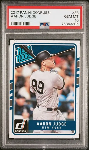 2017 Panini Donruss Aaron Judge #38 card image