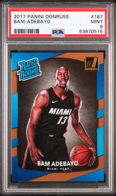 2017 Panini Donruss Bam Adebayo #187 card image