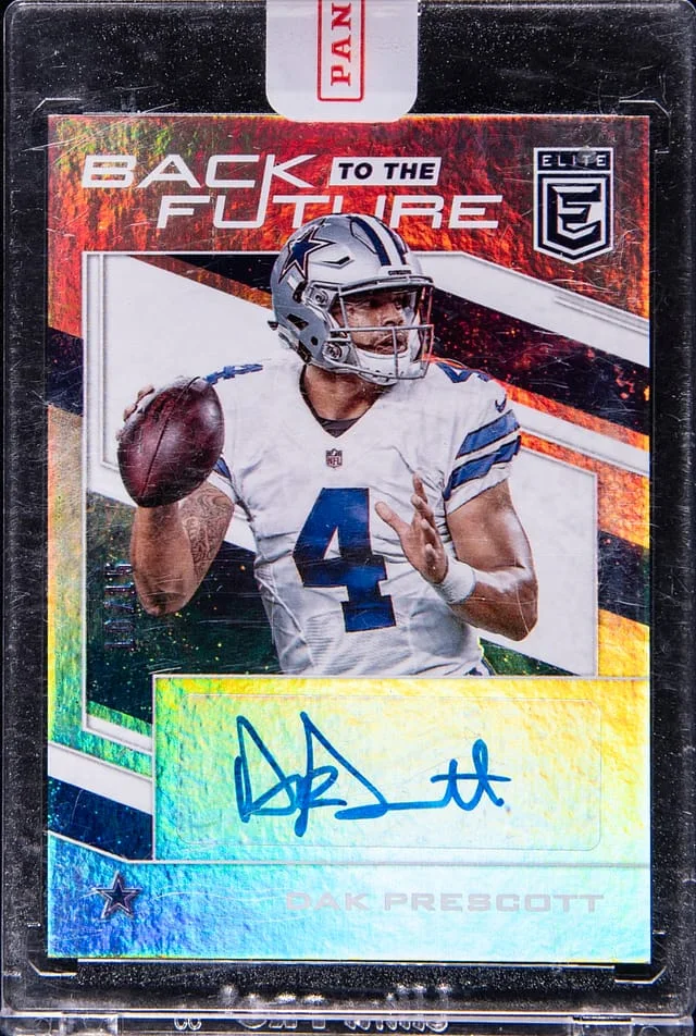 2017 Panini Donruss Dak Prescott Elite Back to The Future #BTTF-DP card image