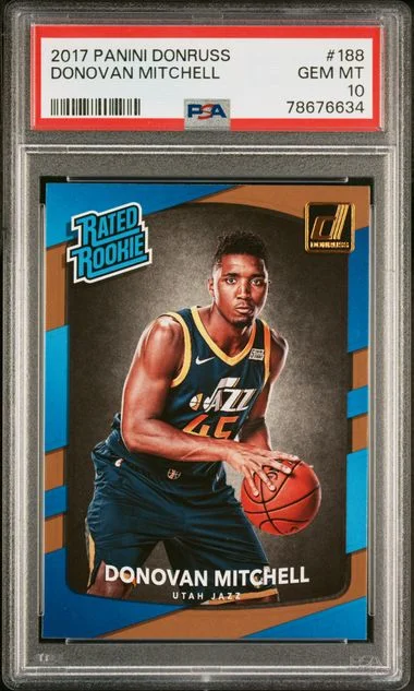 2017 Panini Donruss Donovan Mitchell #188 card image