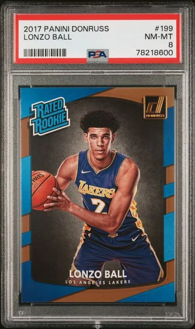 2017 Panini Donruss Lonzo Ball #199 card image