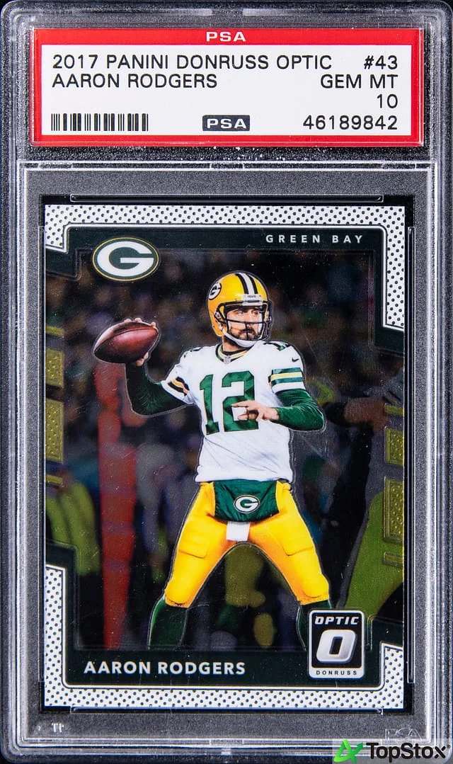 2017 Panini Donruss Optic Aaron Rodgers #43 card image