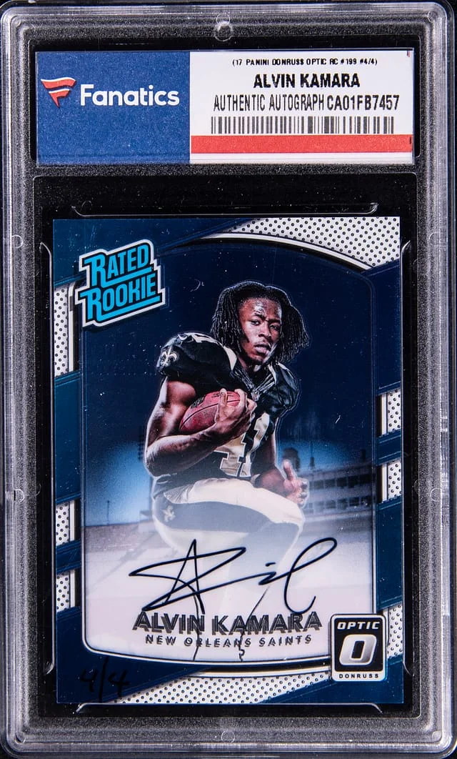2017 Panini Donruss Optic Alvin Kamara #199 card image