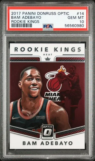 2017 Panini Donruss Optic Bam Adebayo Kings #14 card image