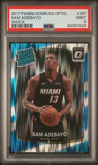 2017 Panini Donruss Optic Bam Adebayo Shock #187 card image