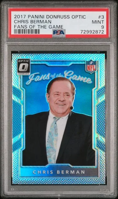 2017 Panini Donruss Optic Chris Berman Fans Of The Game #3 card image