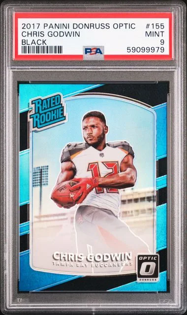 2017 Panini Donruss Optic Chris Godwin Black #155 card image