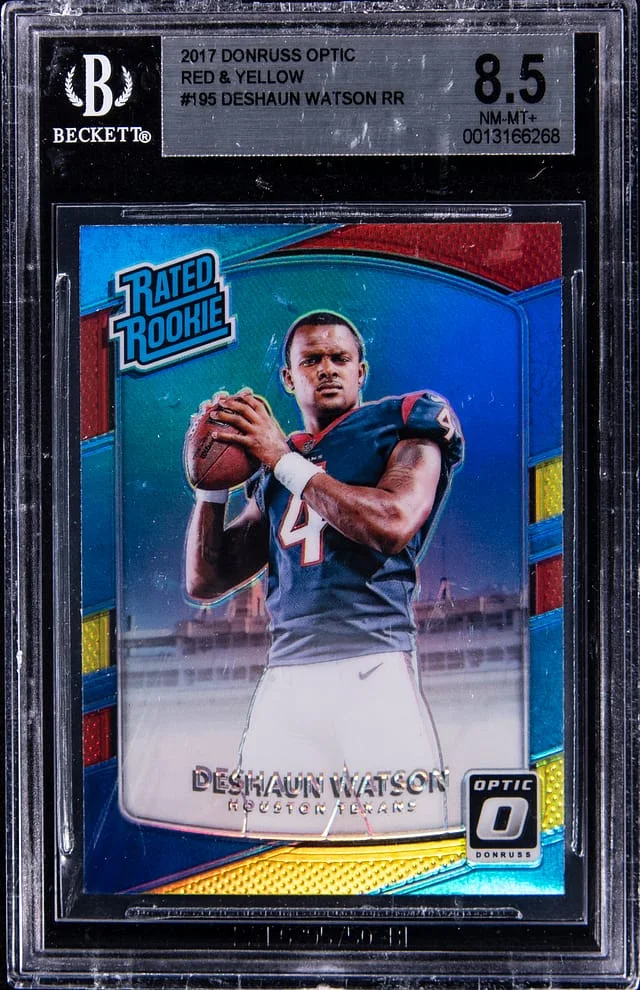 2017 Panini Donruss Optic Deshaun Watson #195 card image