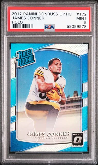 2017 Panini Donruss Optic James Conner #172 card image