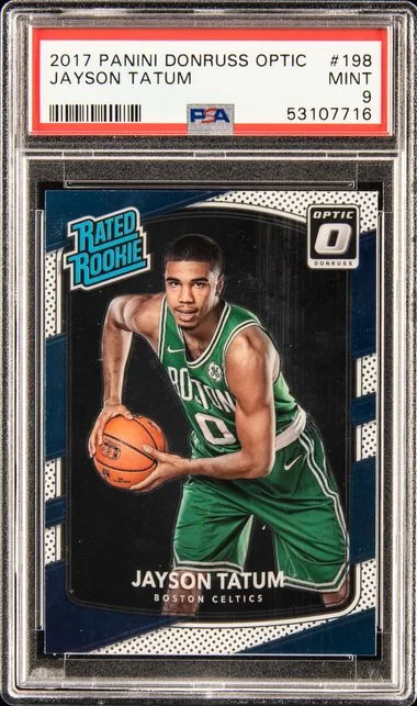 2017 Panini Donruss Optic Jayson Tatum #198 card image