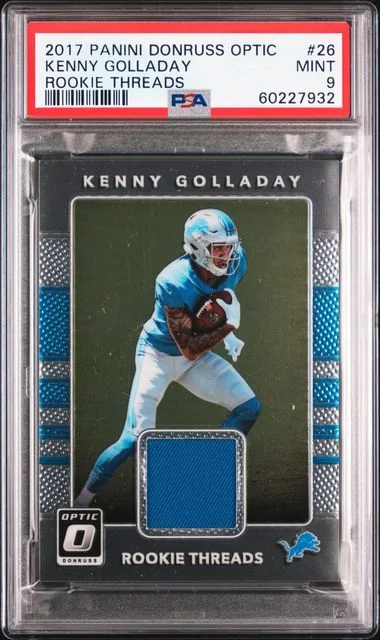 2017 Panini Donruss Optic Kenny Golladay Threads #26 card image