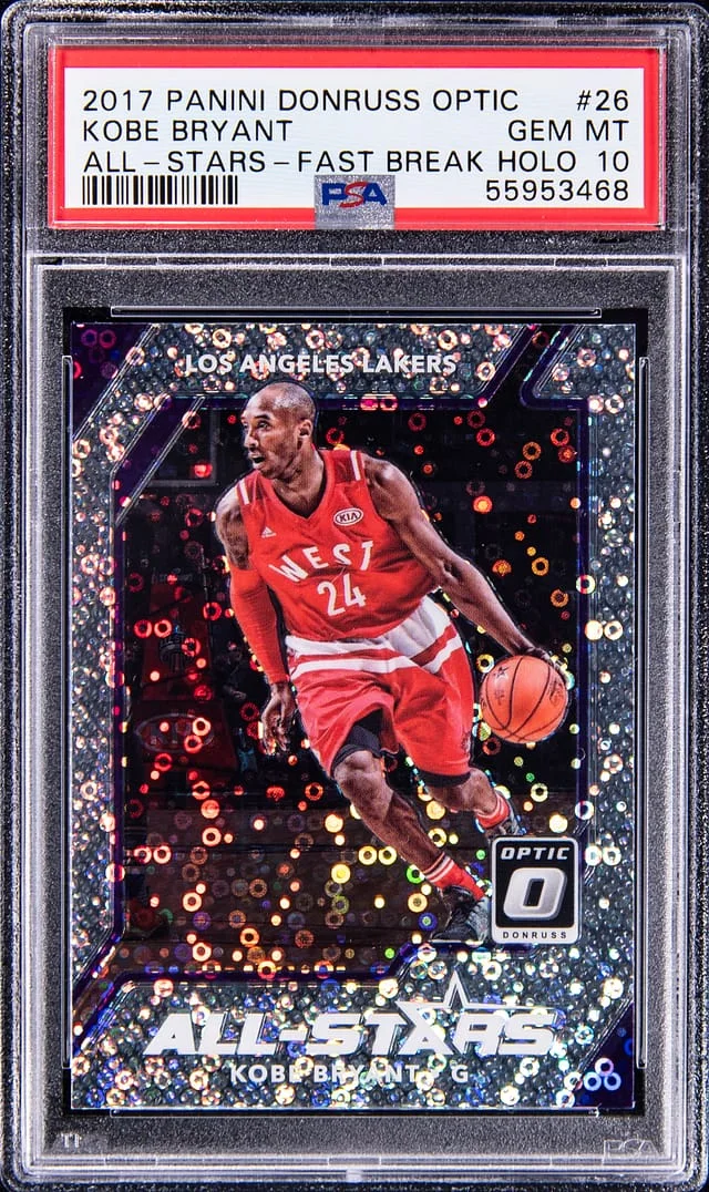 2017 Panini Donruss Optic Kobe Bryant All-Stars Fast Break #26 card image