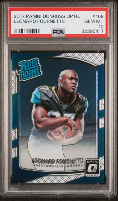 2017 Panini Donruss Optic Leonard Fournette #169 card image