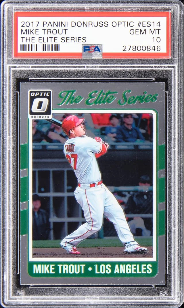 2017 Panini Donruss Optic Mike Trout The Elite Series #ES14 card image