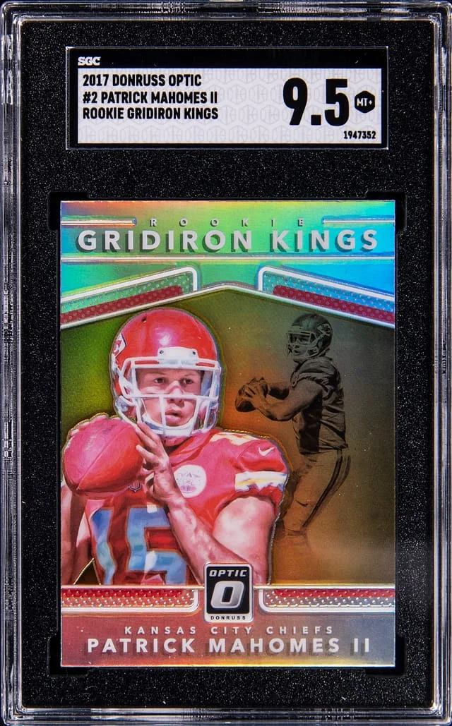 2017 Panini Donruss Optic Patrick Mahomes II Gridiron Kings #2 card image