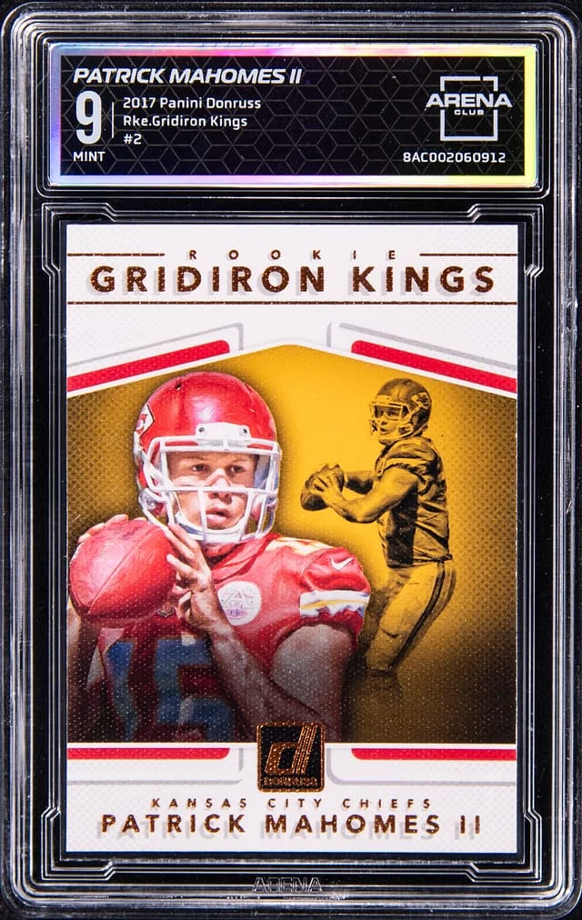2017 Panini Donruss Patrick Mahomes II - AC Gridiron Kings #2 card image