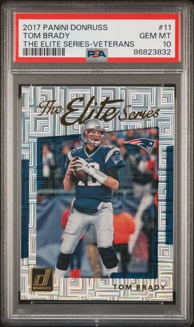 2017 Panini Donruss Tom Brady The Elite Series Veterans #11 card image