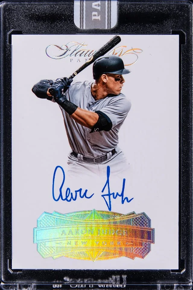 2017 Panini Flawless Aaron Judge Signatures White Box #FS-AJ card image
