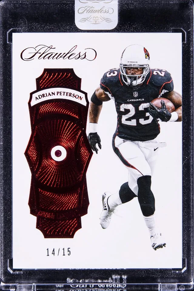 2017 Panini Flawless Adrian Peterson #62 card image