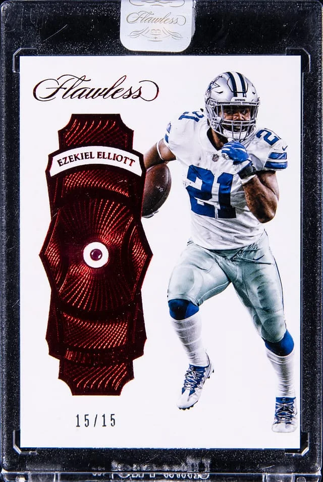 2017 Panini Flawless Ezekiel Elliott Ruby #24 card image