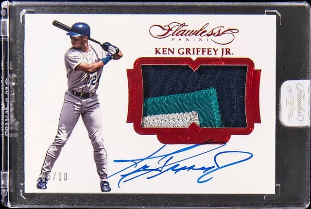 2017 Panini Flawless Ken Griffey Jr. Patch Autographs Red #PA-JR card image