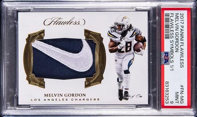 2017 Panini Flawless Melvin Gordon Symbols #FN-MG card image