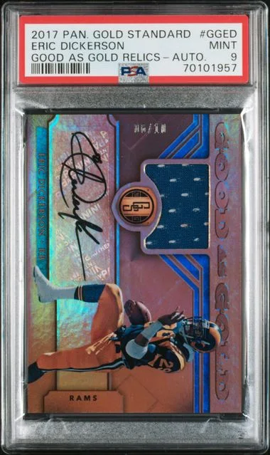 2017 Panini Gold Standard Eric Dickerson Good As Gold Relics Autographs #GG-ED card image