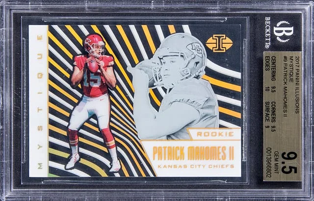 2017 Panini Illusions Patrick Mahomes II Mystique #9 card image