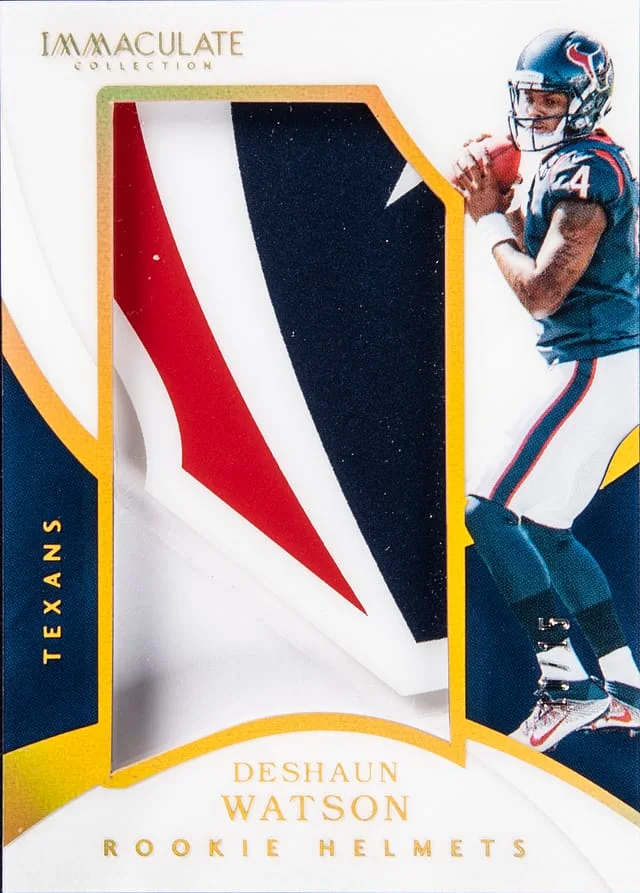 2017 Panini Immaculate Collection Deshaun Watson Helmets #HL-DW card image