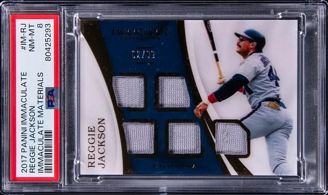 2017 Panini Immaculate Collection Reggie Jackson #IM-RJ card image
