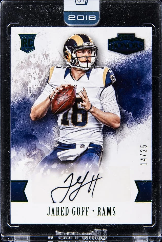 2017 Panini Jared Goff Honors #76 card image