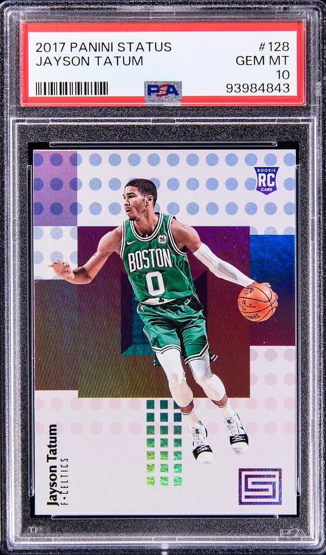 2017 Panini Jayson Tatum Status #128 card image