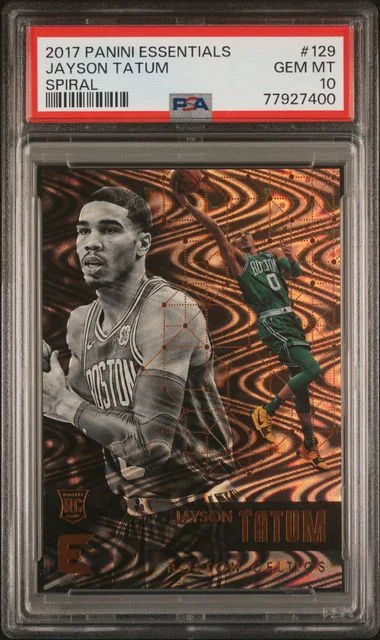 2017 Panini Jayson Tatum Essentials Spiral #129 card image