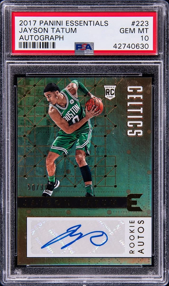 2017 Panini Jayson Tatum Essentials Autograph #223 card image