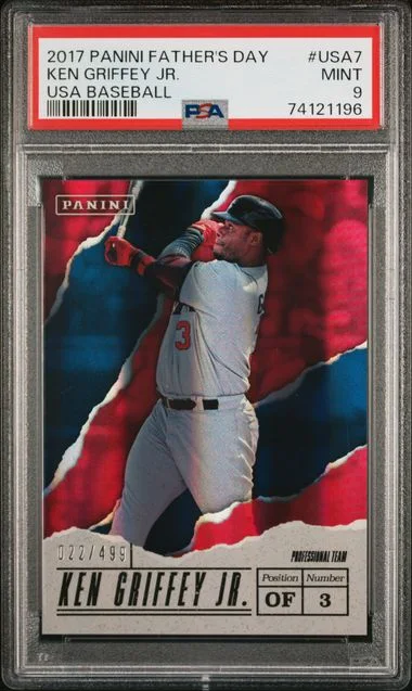 2017 Panini Ken Griffey Jr. Father's Day USA Baseball #USA7 card image