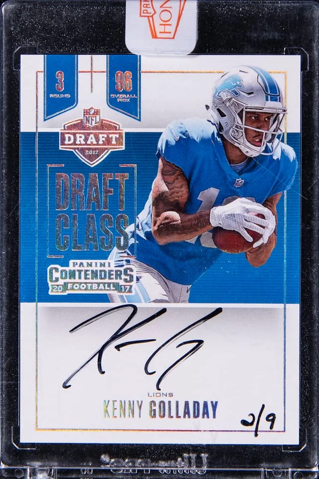 2017 Panini Kenny Golladay Honors Recollection Collection Contenders Draft Class Autograph #DC-KG card image