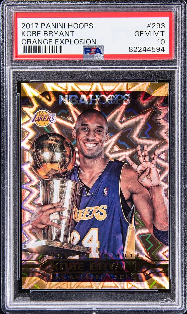 2017 Panini Kobe Bryant Hopps Orange Explosion #293 card image