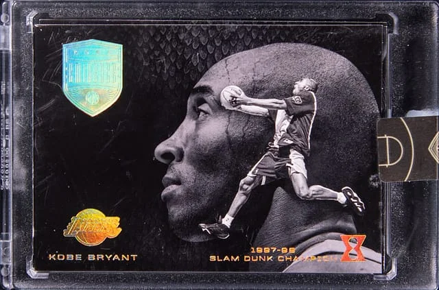 2017 Panini Kobe Bryant - Panini Encased Kobe Eminence '97-'98 Slam Dunk Champion Five Fold #12 card image