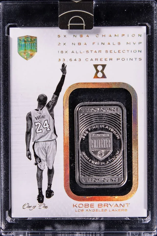 2017 Panini Kobe Bryant Platinum Kobe Eminence Kobe Farewell Platinum #10 card image