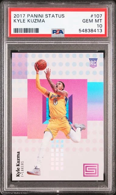 2017 Panini Kyle Kuzma Status #107 card image